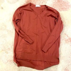 Rust sweater